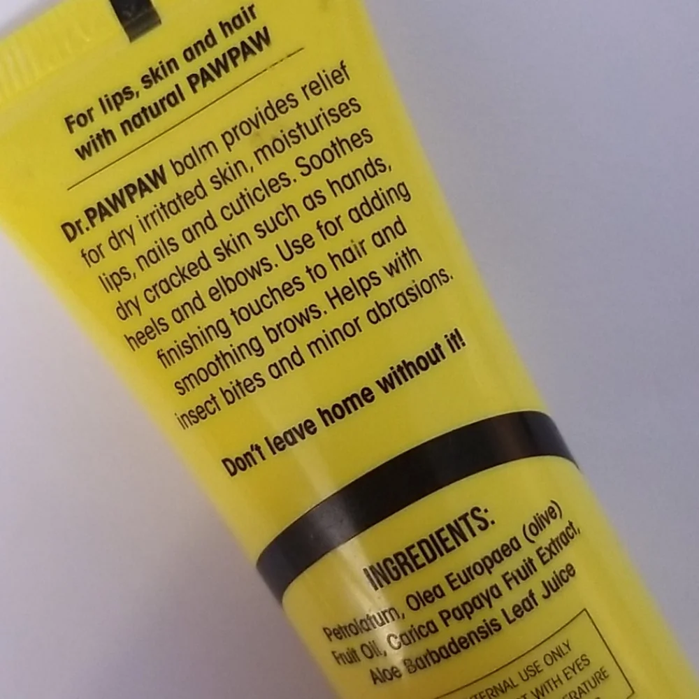 4/25 bundle item. Dr Pawpaw Original Balm
